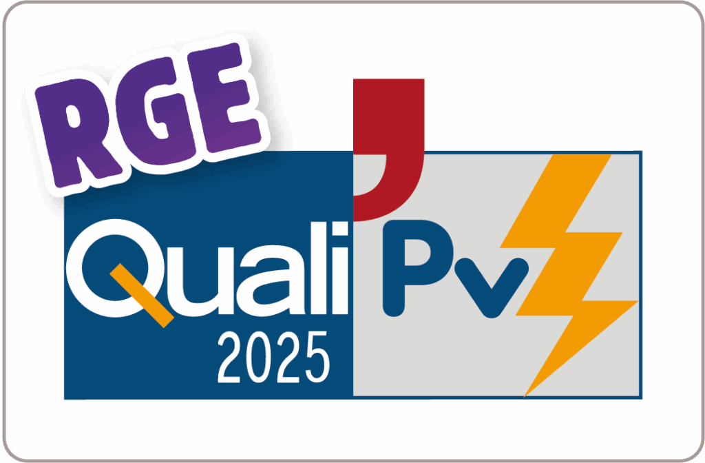 Logo QualiPV 2025 Installateur photovoltaïque RGE
